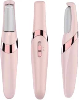 Lixa de Pe Eletrica com Bateria Recarregavel e Controle de Velocidades Removedor de Calos para Pés Recarregável Com Lixa Extra Portatil Spa dos Pes Raspador de Pes (Rosa)