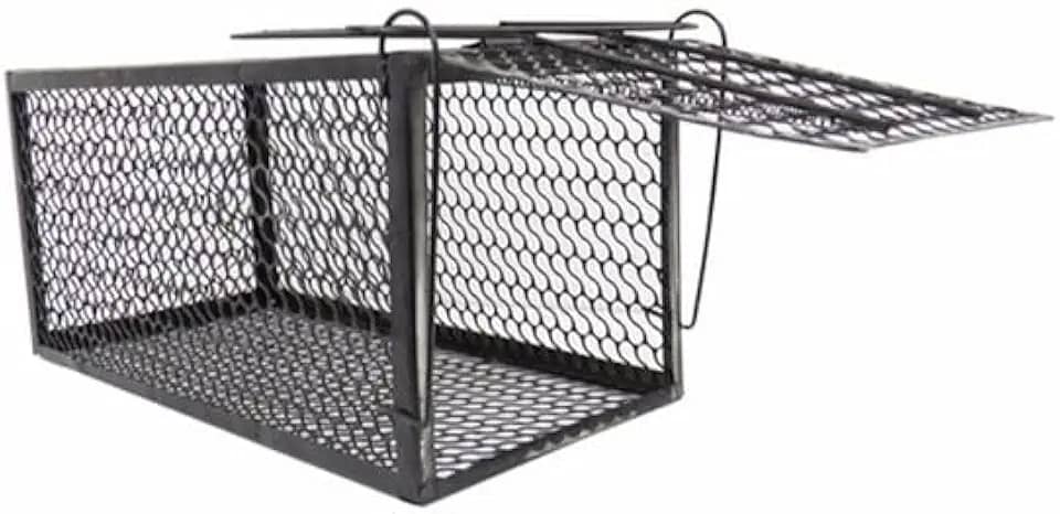 Ratoeira Armadilha Pega Rato Gaiola Grande Com Mola Roedores Captura Eficiente Para Controle De Pragas Em Ambientes Internos E Externos Com Design Seguro E Reutilizável Para Pequenos Roedores