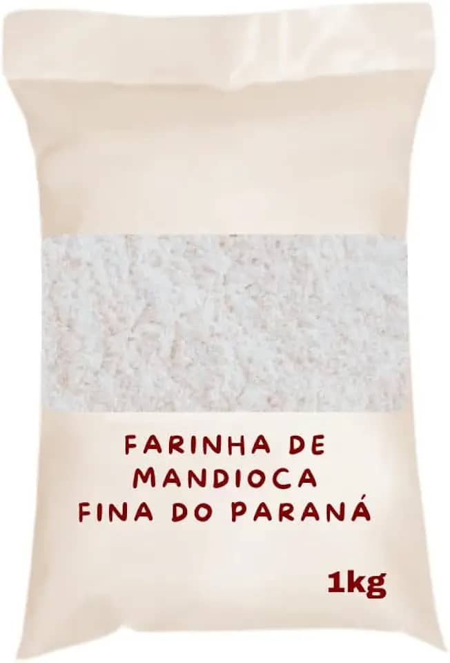 Farinha de Mandioca Fina do Paraná, Branca, 1kg