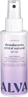 Alva Desodorante Spray Cristal Natural Lavanda Vegano 120ml