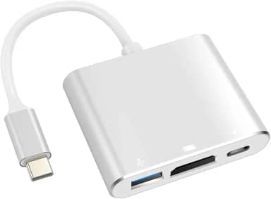 Adaptador USB-C para HDMI 4K Hub USB 3.0 Carregamento rápido Compatibilidade com MacBook Thunderbolt 3 e DEX Android Premium