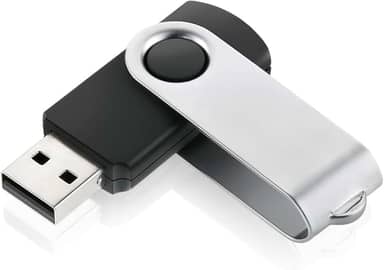 Pendrive, USB 2.0, transmissão 6MB/s, leitura 15MB/s, compatível com PC, Notebook, TV, Carro, Portátil, Dados, Preto (16Gb)