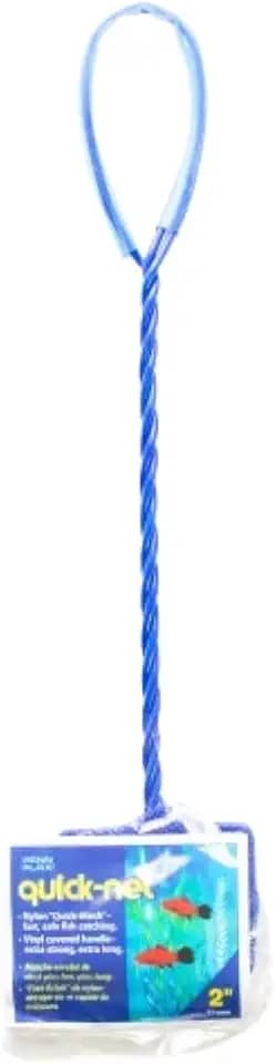 Penn-Plax QN2 Quick Net para peixes – 5 cm x 4,5 cm | Forte e durável | Mova com segurança e facilidade peixe, azul, tamanho único