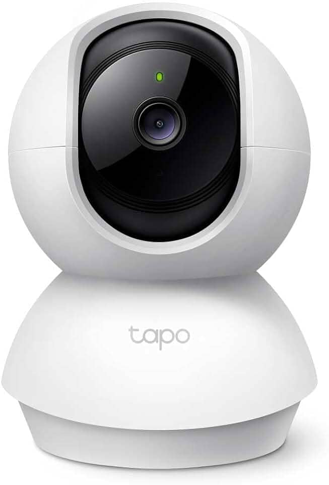 TP-Link Tapo C200, Camera de Segurança Wi-Fi 360º, 1080p Full HD, Visão Noturna, Audio de duas vias, Detecção de Movimentos, Trabalha com Alexa, 512G de Armazenamento Local, Armazenamento na Nuvem