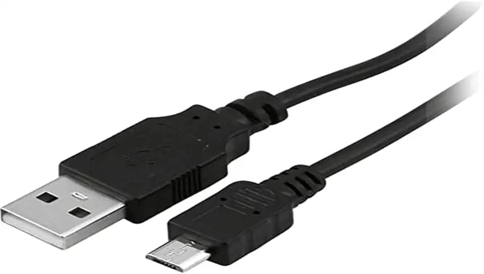 Cabo Micro USB V8 1,8 Metro Preto, 5+