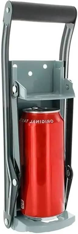 Amassador De Lata Latinha Latão Cerveja Com Abridor de Garrafas 475ml Prensador Profissional