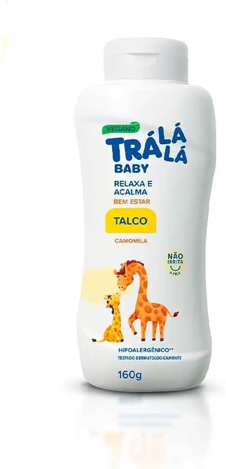 Tra La La - Talco Tra La La Baby 160G Bem Estar