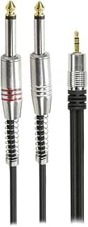 Performance Sound Cabo P2+P10 Fitz - P2 Estéreo + 2 P10 Mono Plug Metal - 2M