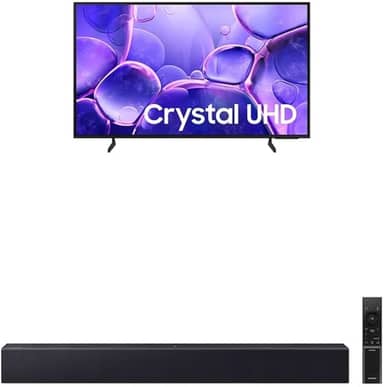 Samsung Combo Smart TV 85" Crystal UHD 4K U8100F + Soundbar HW-B450F