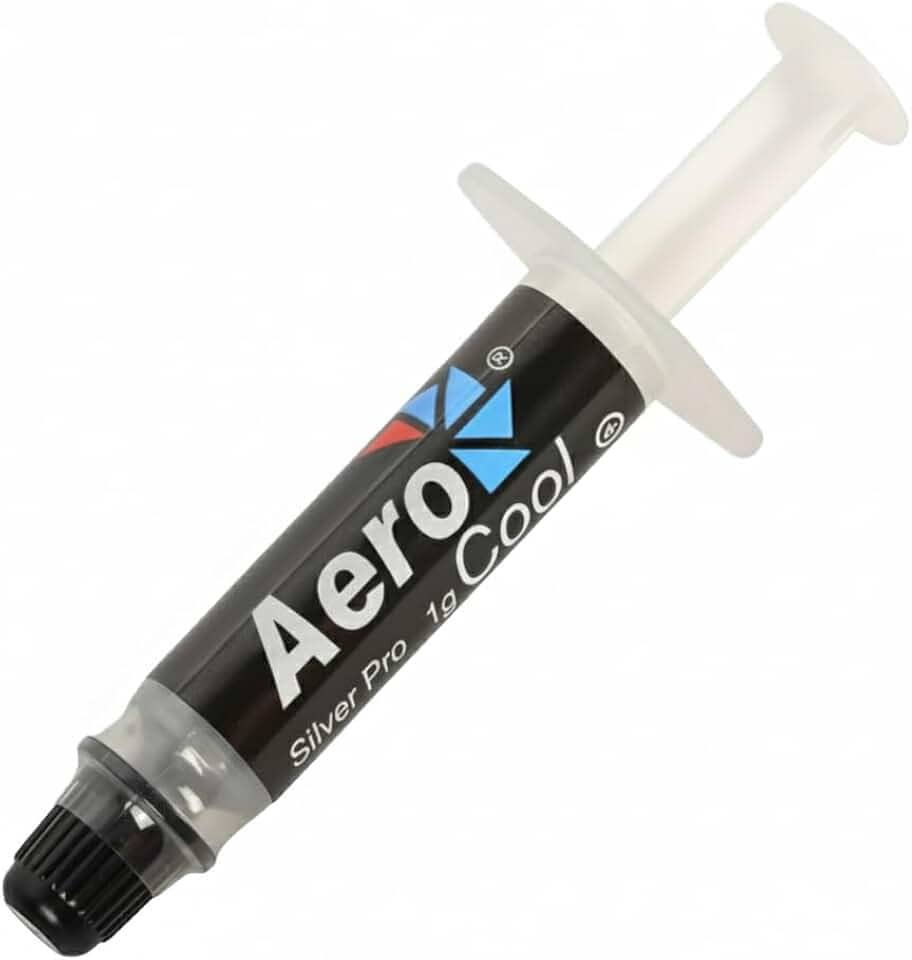 Pasta Térmica Silver Pro 1g, Alta Condutividade Térmica, Composto de Prata, Compatível com CPU, GPU, PS4, PS5, PC Gamer e Notebook, Aplicação em Seringa