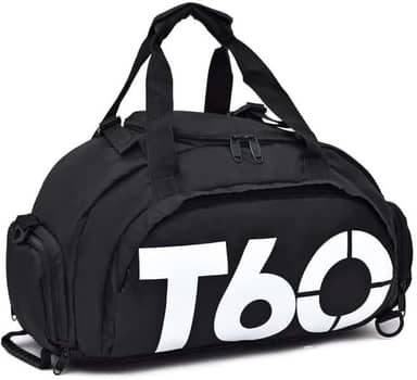 Mochila T6 Bolsa 3 em 1 Mala Esportiva Unissex de Grande Capacidade para Viagem Academia Esportes