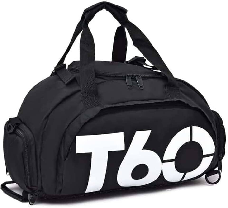 Mochila T6 Bolsa 3 em 1 Mala Esportiva Unissex de Grande Capacidade para Viagem Academia Esportes