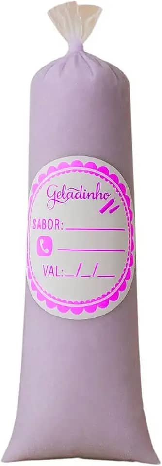 250 Etiquetas Adesivas Para Geladinho Redonda F:28