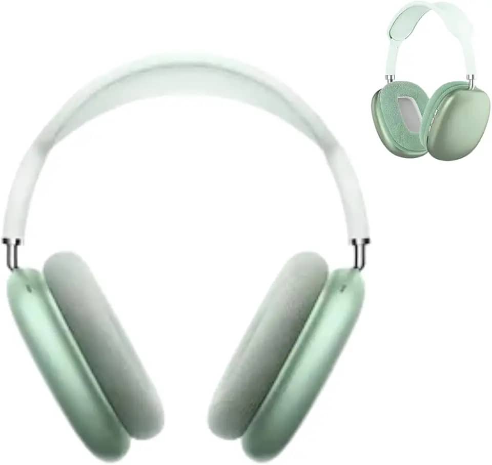 Fone Bluetooth Estéreo Sem Fio com Rádio FM, SD Card, Aux, Microfone Integrado e Controle de Volume – Headphone Over-Ear Dobrável com Som Hi-Fi (Verde)