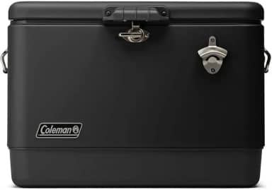 Caixa Térmica Reunion™ 54QT 51L Aço Inoxidável All Black Coleman