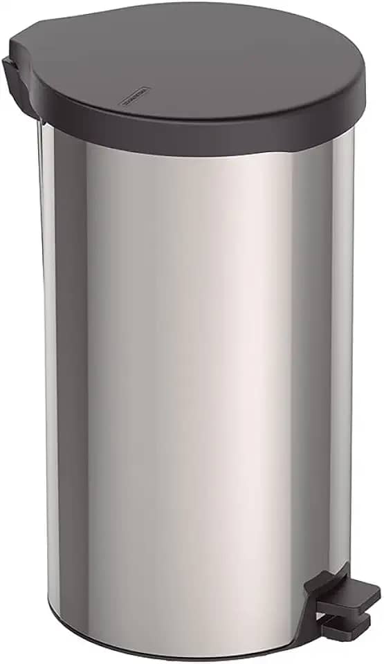 Lixeira Inox com Pedal New Tramontina com Acabamento Polido 20 L