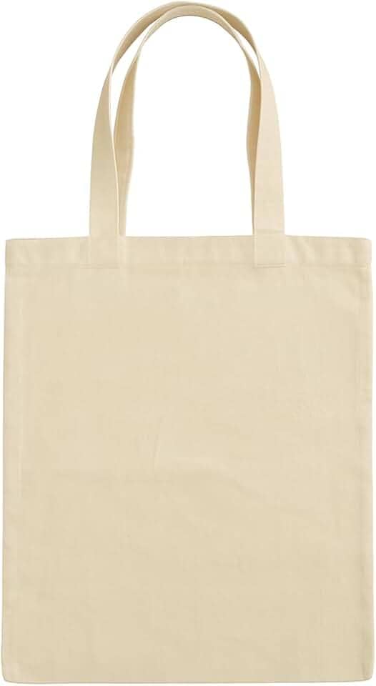 Bolsa Sacola Eco Bag de Algodão 30 x 40 cm Bege Cru Natural Ecológico e Reutilizável com Costura e Alças Reforçadas