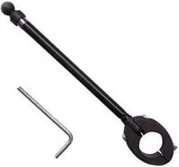 Antena Aparador Corta Linha Pipa Moto Preta Guidão Inox