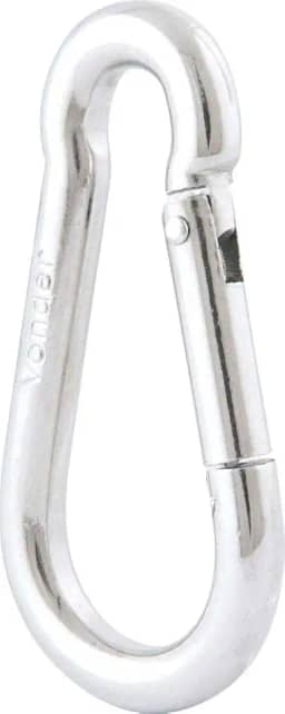 Mosquetão Com Trava, 10 Mm X 100 Mm, Cartela Com 1 Peça, Vonder.