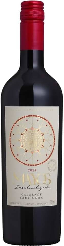 Desalcolizado Tinto Chileno Sem Álcool Cabernet Sauvignon 750ml - Mayos