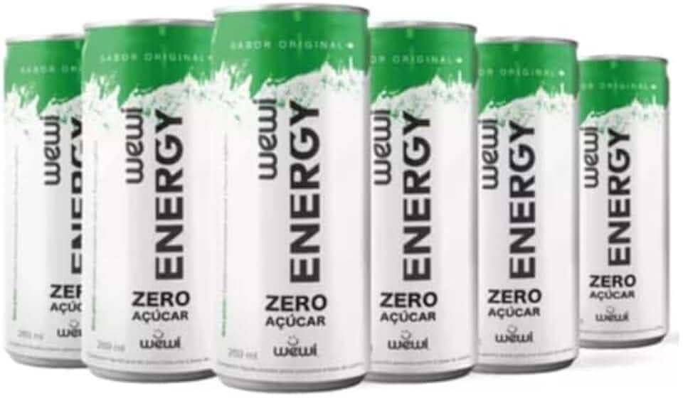 Wewi Energy Zero 269 Ml Pacote Com 6 Unidades