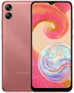 Smartphone SAMSUNG Galaxy A04E, 32 GB, 4G, 3 GB de RAM, Wi-Fi, tela de 6,5', chip duplo, câmera dupla de 13 MP + 2 MP+selfie de 5 MP - cobre