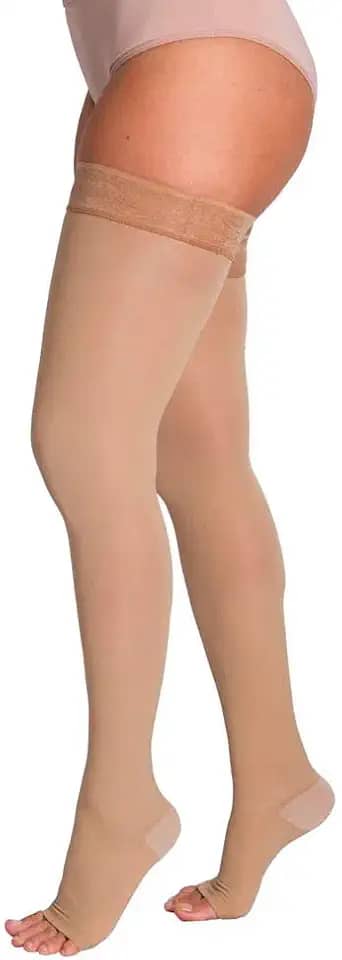 Meia-coxa com silicone Venosan 6000AGH - 20-30mmHg