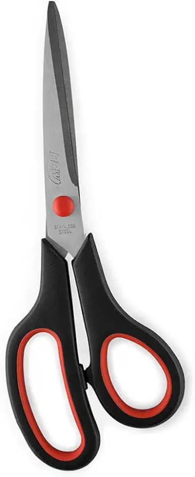 Tesoura Ergonomica Cabo Preto 21Cm-Blister - 100872