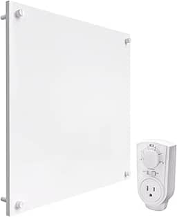 ECONOHOME Painel Aquecedor De Parede Com Nano Aglutinante - Termostato Convecção 400 Watts, Ideal Para Salas 120 Pés Quadrados, Elétrico V