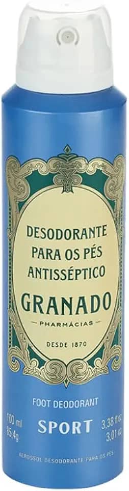 Granado Desodorante Aerossol Para Pés, Sport Azul, 100ml