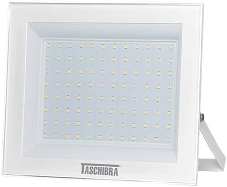 Refletor Led 100w Luz Branca 6500k Taschibra Branco