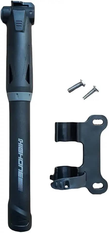 Bomba Encher Pneu HIGH ONE Com Mangueira 120PSI