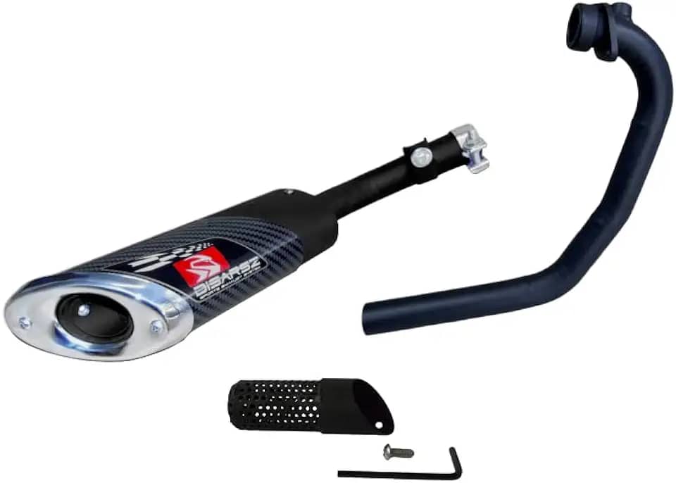 Escapamento Fazer 250 2009 Até 2015 Esportivo Disarsz TAMPA CROMADO