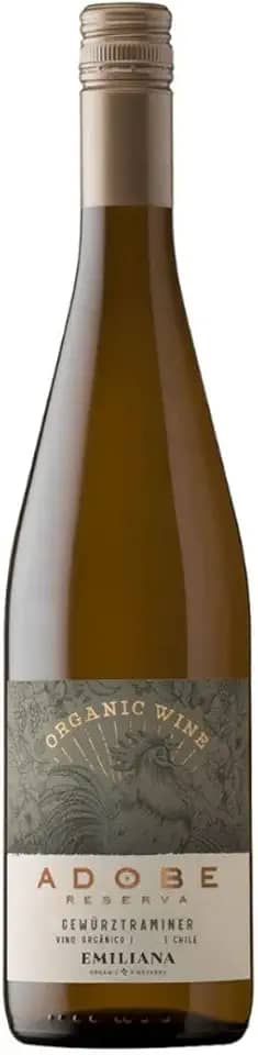 Vinho Branco Seco Emiliana Adobe Gewurztraminer 750ml