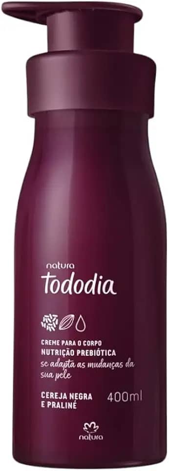 Creme Hidratante Tododia Cereja Negra e Praliné Natura 400ml