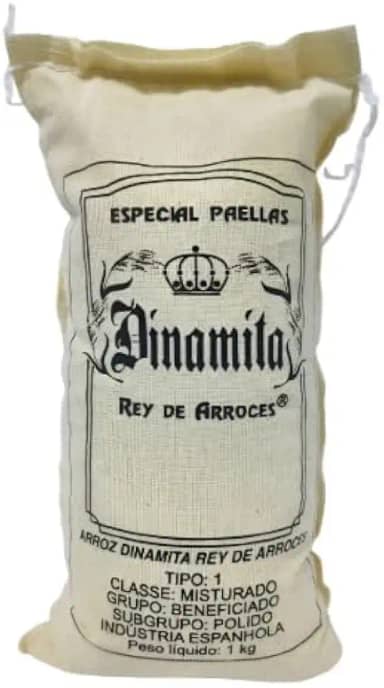 Arroz Bomba Espanhol para Paella Rey de Arroces 1kg