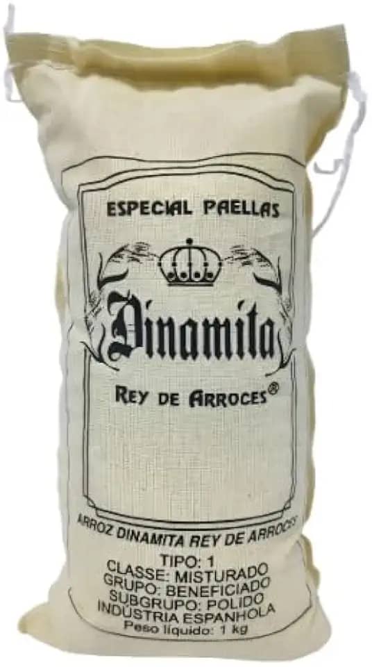 Arroz Bomba Espanhol para Paella Rey de Arroces 1kg