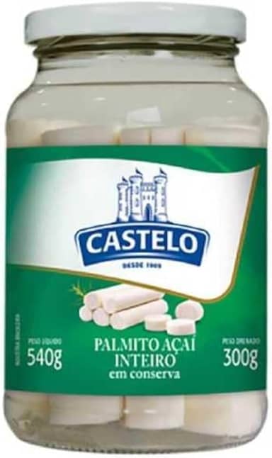 Castelo Alimentos Palmito Açaí Inteiro 300g