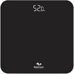 Balança Corporal Digital De Banheiro Ônix 180kg - Relaxmedic