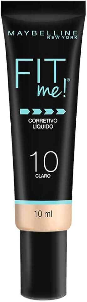 Maybelline NY Corretivo Líquido Efeito Matificador Fit Me 10 Claro, 10ml