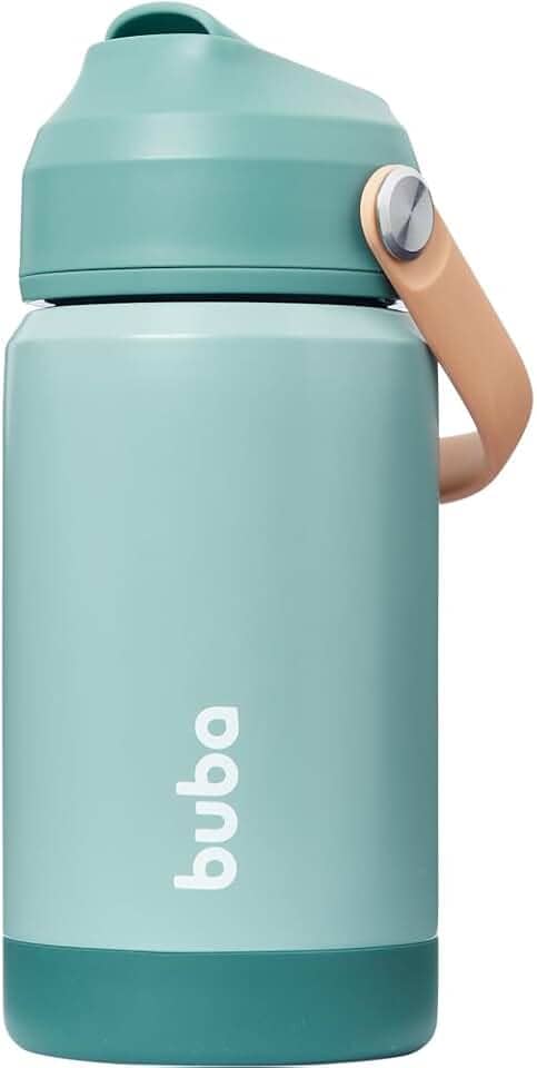 Buba, Copo Térmico Parede Dupla Com Canudo Forest