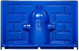 PIPI DOLLY'S Acessório Painel Sanitário para cachorro para cachorro Macho Azul Luxo