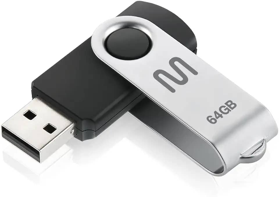 Pen Drive Twist 64GB USB com Leitura até 10MB/s e Gravação até 3MB/s Preto Multi - PD590
