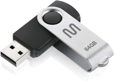 Pen Drive Twist 64GB USB com Leitura até 10MB/s e Gravação até 3MB/s Preto Multi - PD590