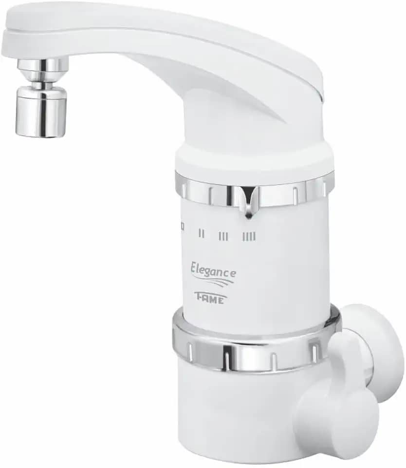 Torneira Elétrica Fame Elegance de Parede 4 Temperaturas Branca 127v, Branco