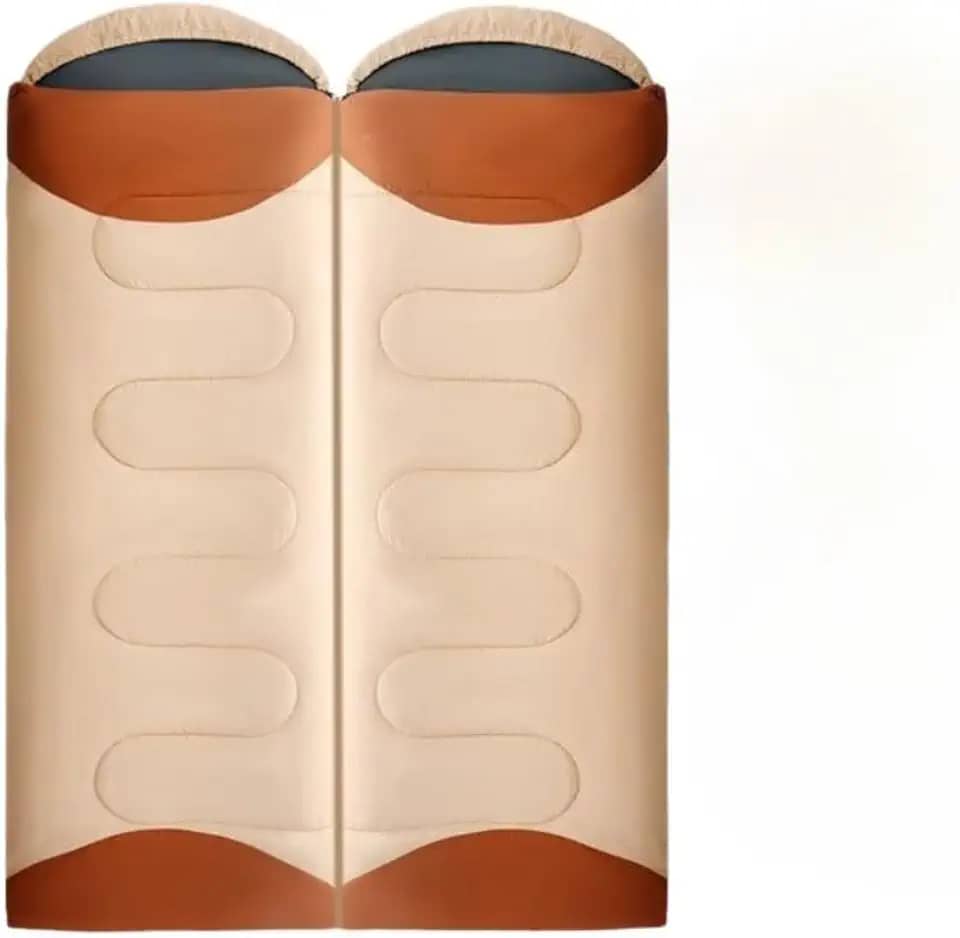 Saco de Dormir, Saco de Dormir Térmico Casal Ou Solteiro Patchworkable Lavável à Máquina Set 2 Ultralight 1,5ºC à -3,5ºC Camping, 190cm