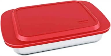 Forma Lasanheira Assadeira Com Tampa 3,7 Lt Marinex Incolor