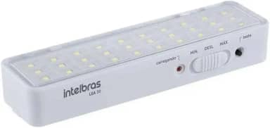 Luminária de Emergência Autônoma LEA30 Branco Intelbras