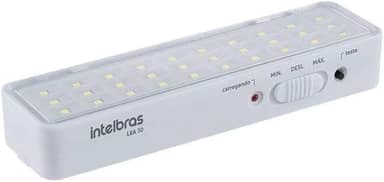 Luminária de Emergência Autônoma LEA30 Branco Intelbras