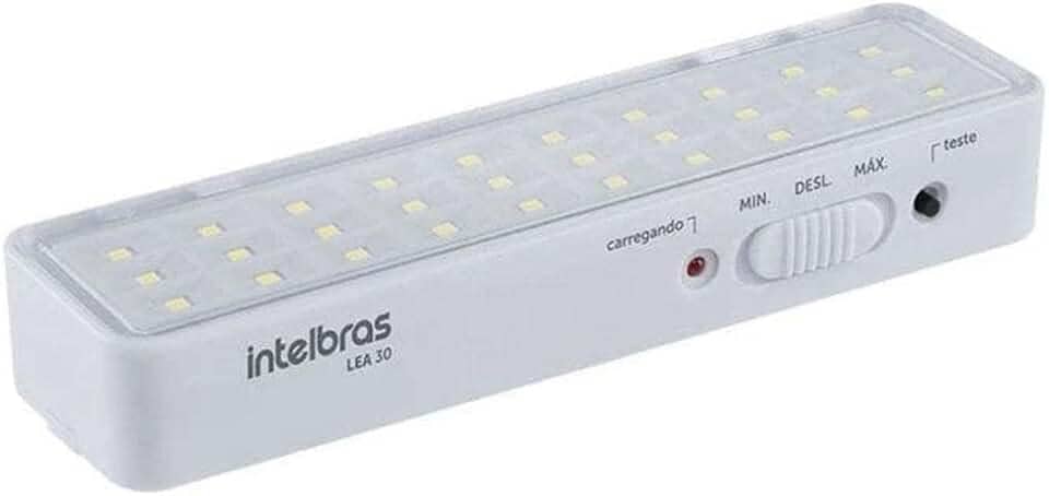 Luminária de Emergência Autônoma LEA30 Branco Intelbras